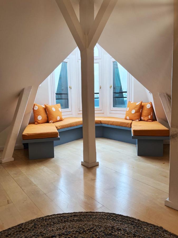 Apartmán Loft-Panoramablick-Hafen & Elbe! Hamburk Exteriér fotografie