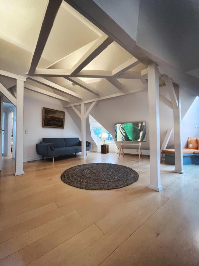 Apartmán Loft-Panoramablick-Hafen & Elbe! Hamburk Exteriér fotografie