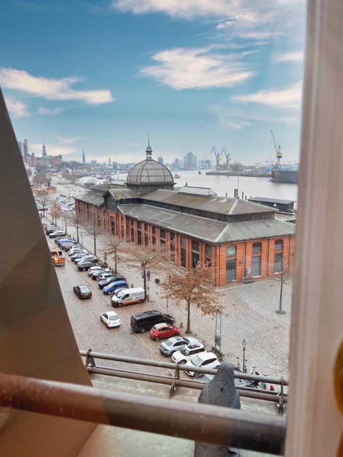Apartmán Loft-Panoramablick-Hafen & Elbe! Hamburk Exteriér fotografie